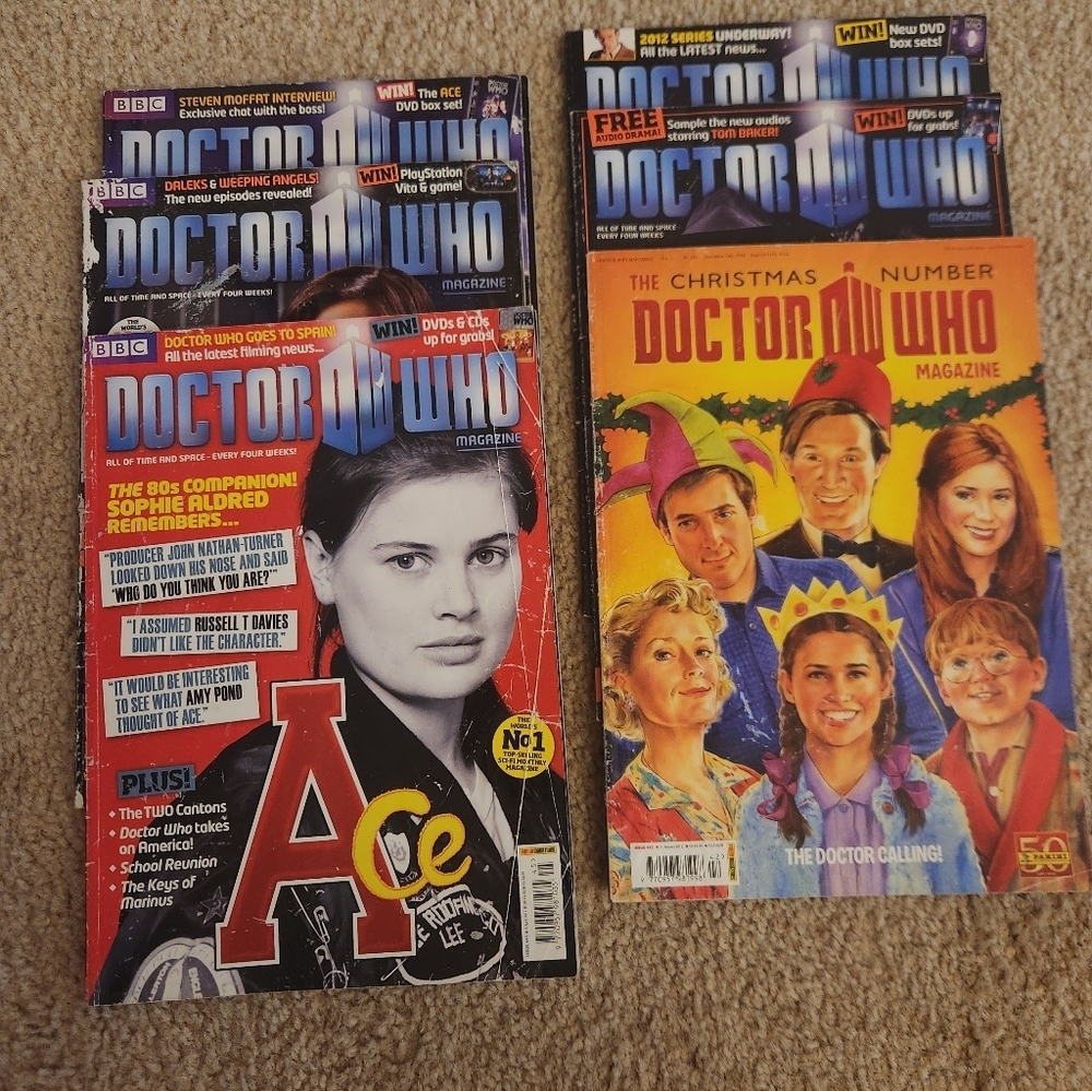 Doctor Who Magazine Lot Of 6 Year 2012 BOX 4